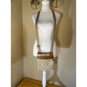 Michael Kors Monogram Logo Crossbody Bag